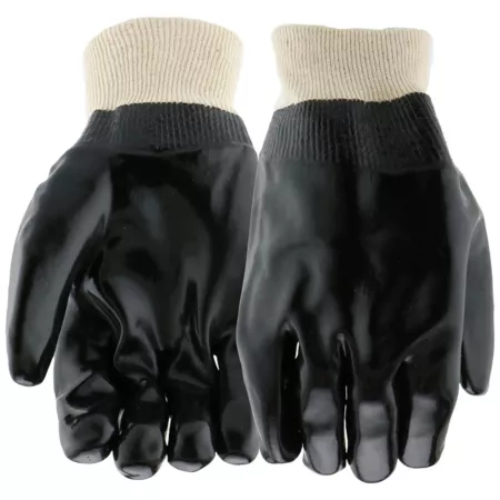 West Chester Men's PVC Coated Cotton Work Gloves with Knit Wrist 1 Pair Gardening Gloves