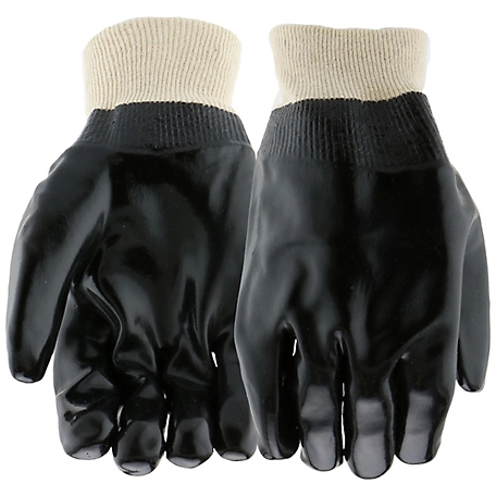 West Chester PVC-Coated Work Gloves with Knit Wrist, 1 Pair