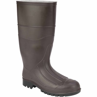 Servus Men's Premium Knee-High Waterproof Rubber Rain Boots, 15 in.