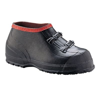 Servus Men's Supersize Black 2-Buckle Rubber Overboot