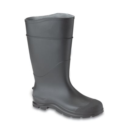 black rubber boot