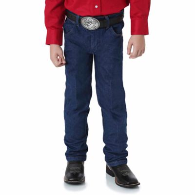 Image showing 1 th Wrangler Boys' Original Fit High-Rise Cowboy Cut Jeans, 13MWZJP