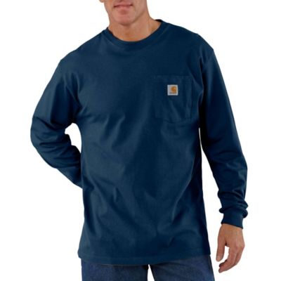 Carhartt K126 Men's Loose Fit Long-Sleeve Workwear Pocket T-Shirt Best t-shirt  money can buy
