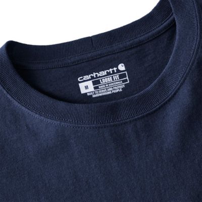 Image showing 6 th Carhartt Men's K126 Loose Fit Long-Sleeve Workwear Pocket T-Shirt