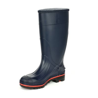 Image showing  Unisex Adult MAX PVC Chemical-Resistant Knee-High Waterproof Work Boots, 15 in., Navy