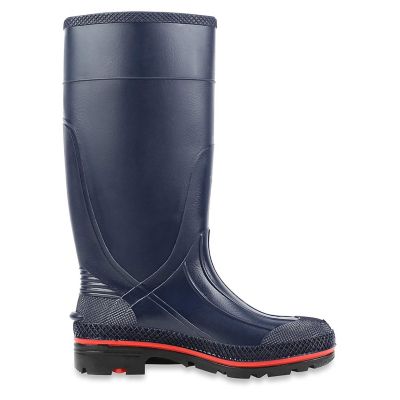 Image showing  Unisex Adult MAX PVC Chemical-Resistant Knee-High Waterproof Work Boots, 15 in., Navy