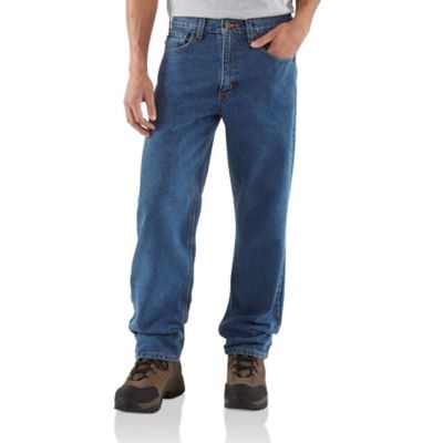 Carhartt Men's Relaxed Fit Natural-Rise Straight Leg Work Jeans at