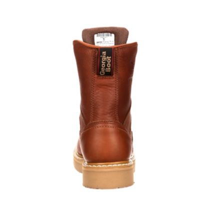 Image showing  Men's Barracuda Gold Wedge Round Toe Work Boots, 8 in.