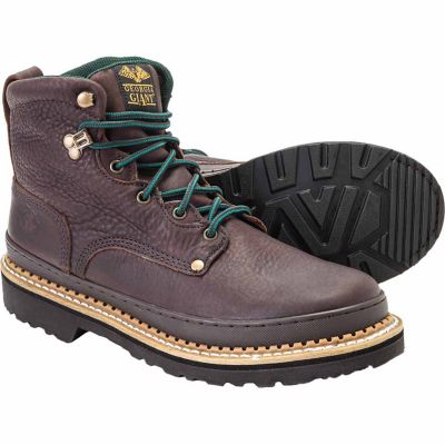 Image showing 4 th Georgia Boot Men's Lace-Up Giant Work Shoes, 6 in.