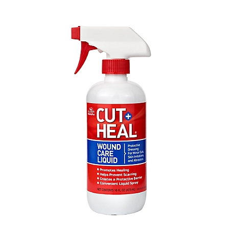 Cut-Heal Multi+Care Liquid Pet Wound Spray, 16 oz.
