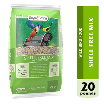 Royal Wing Shell-Free Mix Wild Bird Food, 20 lb.