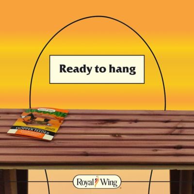 Image showing  15 lb. Cedar Grand Chalet Bird Feeder