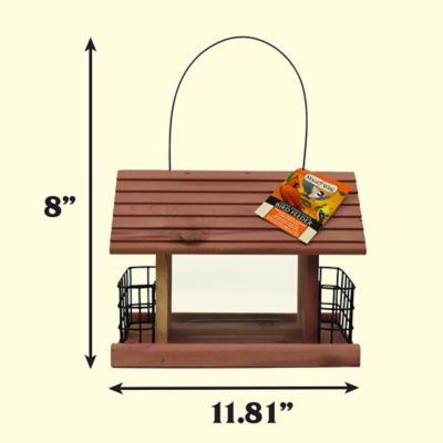 Image showing  3.75 lb. Cedar Snack Shack Bird Feeder