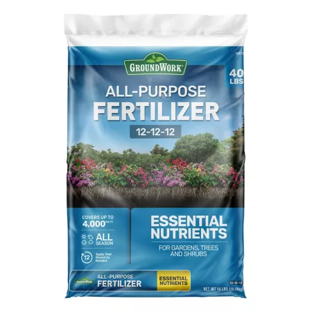 GroundWork 40 lb 4 000 sq ft 12-12-12 All Purpose Fertilizer Fertilizers