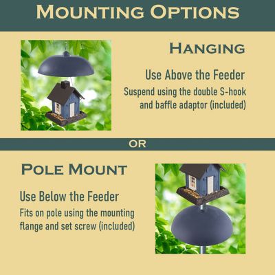 Image showing  2-Way Plastic Squirrel Baffle, 15-3/4 in.
