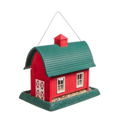 North States Red Barn Bird Feeder, 8 lb. Capacity