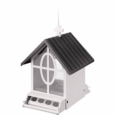 Image showing  6 lb. Metal Squirrel-Resistant Church Bird Feeder