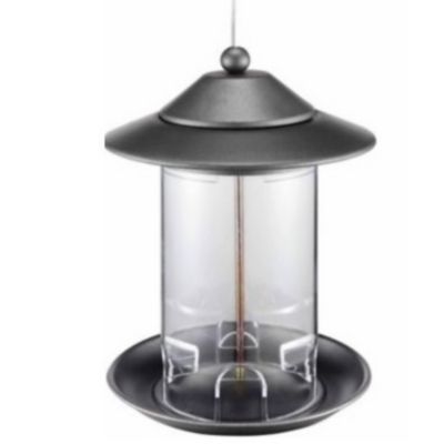 Royal Wing Clear Tube Metal Bird Feeder, 1 lb. Capacity