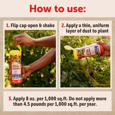 Image showing 5 th Sevin 1 lb. GardenTech Ready-to-Use Dust Insect Killer