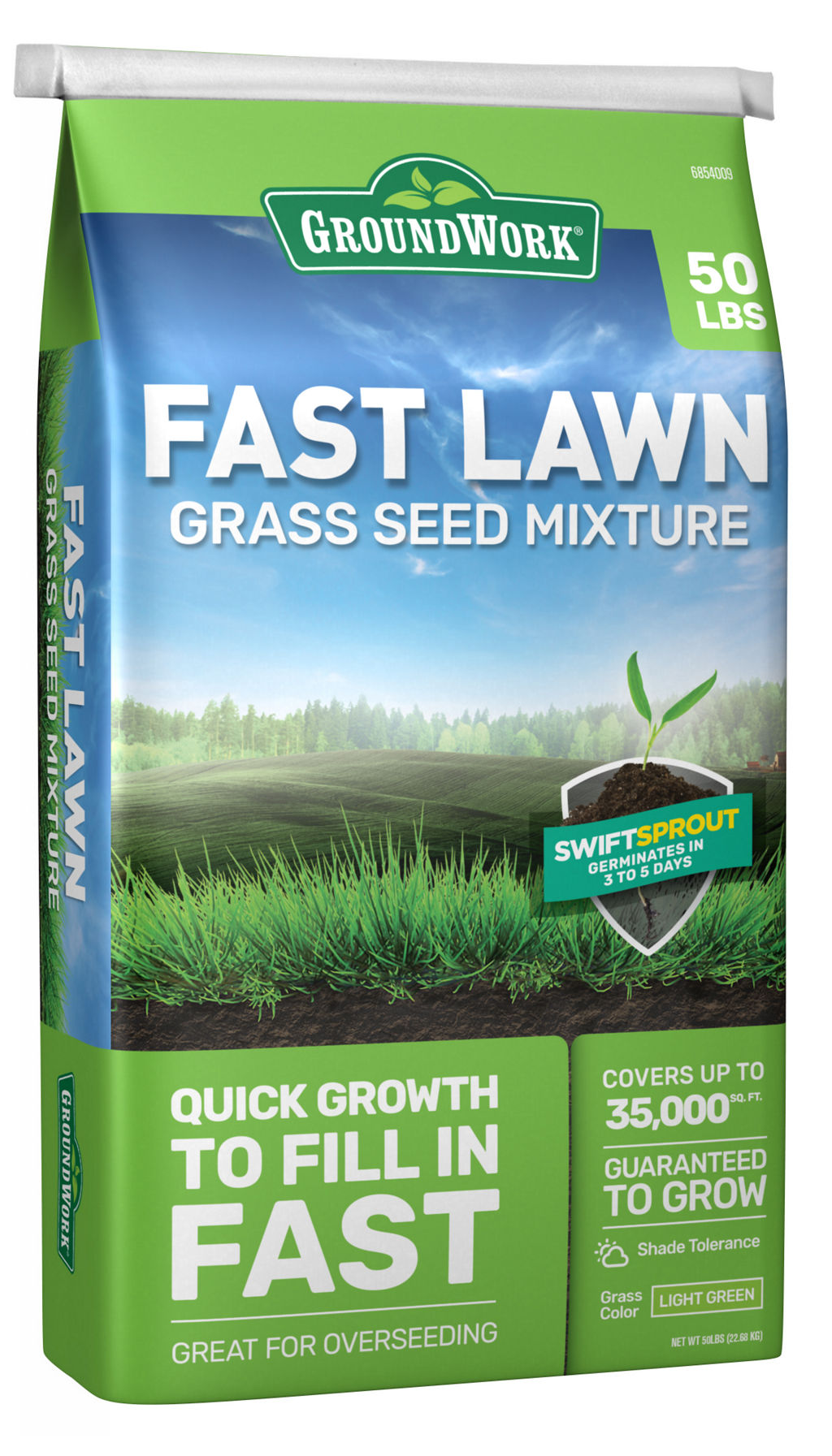 GroundWork Fast Lawn Mix , 50 lb.