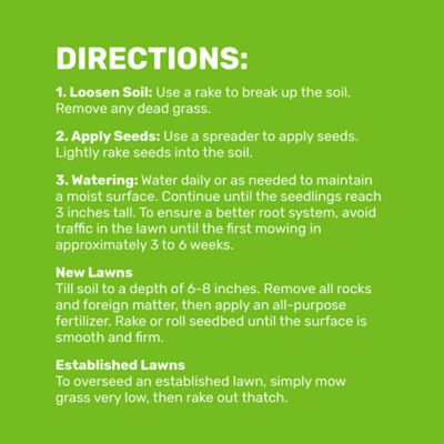 Image showing 6 th GroundWork 50 lb. 35,000 sq. ft. Fast Lawn Grass Seed Mixture