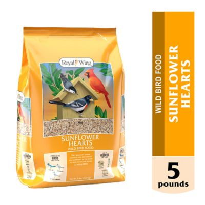 Royal Wing Sunflower Hearts Wild Bird Food, 5 lb.