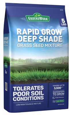 GroundWork 5 lb. Rapid Grow Deep Shade Mix Grass Seed, North