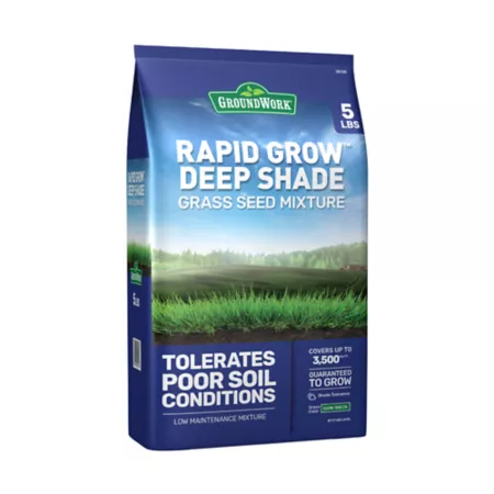 GroundWork Coated Grass Seed with Dense Shade Mix 5 lb 700 sq ft North Grass Seed