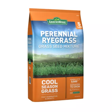 GroundWork 5 lb 3 500 sq ft Perennial Ryegrass Seed Grass Seed