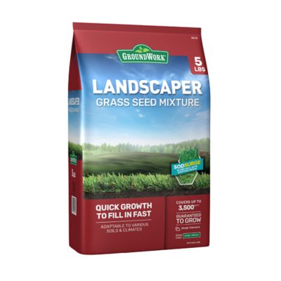 GroundWork 5 lb. Landscapers Mix Grass Seed, North Great Seeds!!!