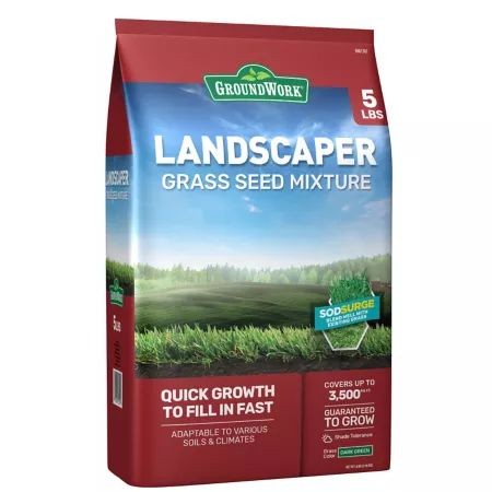 GroundWork 5 lb 3 500 sq ft Landscaper's Grass Seed Mix South Grass Seed