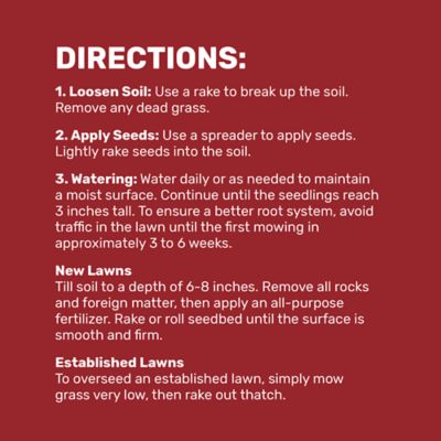 Image showing 6 th GroundWork 5 lb. 3,500 sq. ft. Landscapers Mix Grass Seed, South