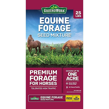 GroundWork 25 lb. Equine Forage Mix Grass Seed, North