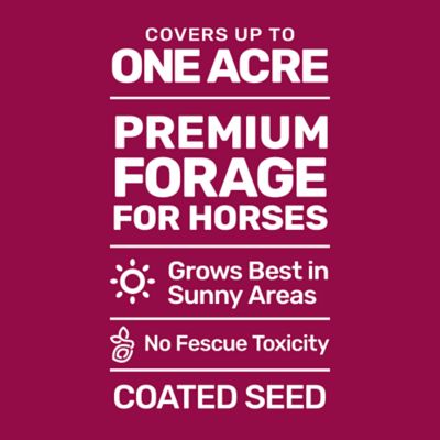 Image showing  25 lb. 43,560 sq. ft. Equine Forage Mix Grass Seed, North