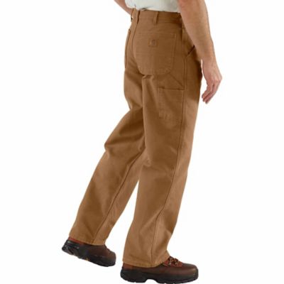 Image showing  Men's Loose Fit High-Rise Washed Duck Work Dungaree Pants