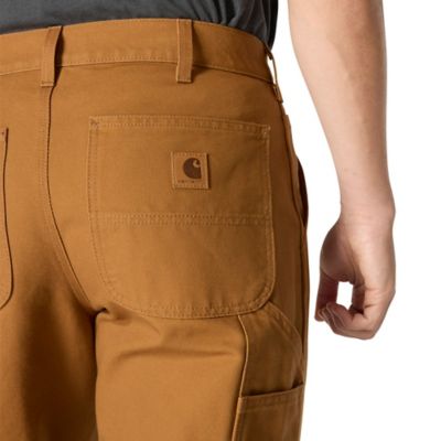 Image showing  Men's Loose Fit High-Rise Washed Duck Work Dungaree Pants