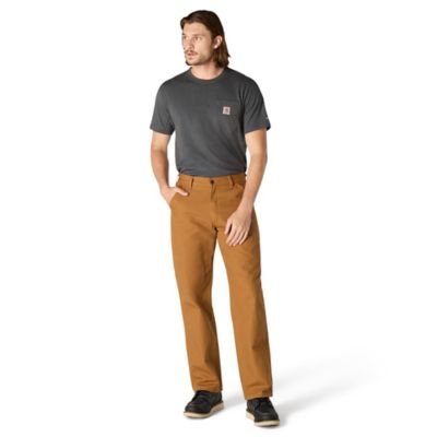 Image showing 4 th Carhartt Men's Loose Straight Washed Duck Dungaree