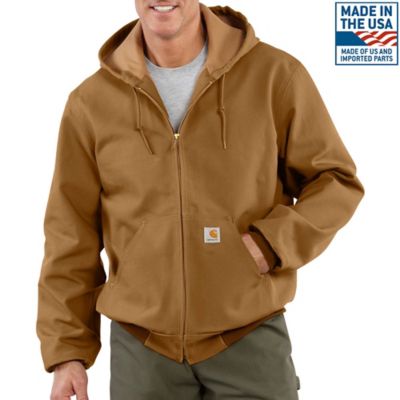 carhartt thermal lined hooded jacket