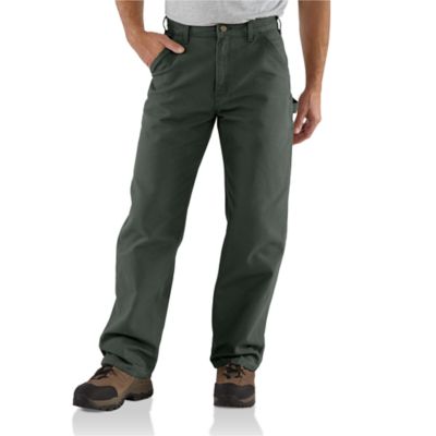 Carhartt Loose Fit High-Rise Washed Duck Dungaree Pants good work pants