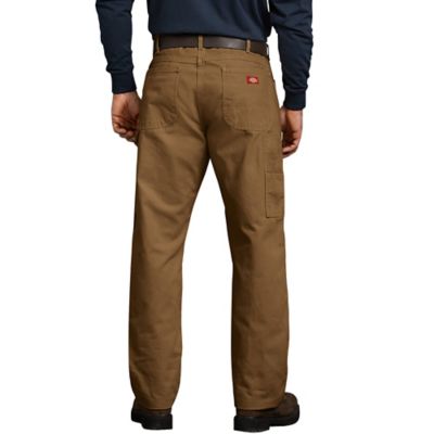 Image showing  Men's Relaxed Fit Mid-Rise Straight Leg Utility Duck Work Jeans