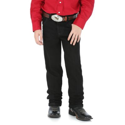 Wrangler Boys' Original Fit High-Rise Cowboy Cut Jeans, 13MWBSW