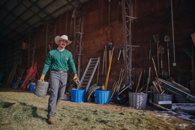 Image showing 2 th Carhartt Men's K128 Workwear Long-Sleeve Pocket Henley Shirt