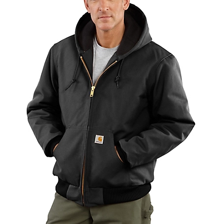 Carhartt Men's Quilted Flannel-Lined Duck Active Jacket, J140 at ...