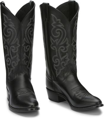 Image showing 6 th Justin Boot Classic Western Back Calf Boots