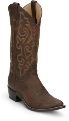 Image showing 0 th Justin Boot Classic Western Back Calf Boots