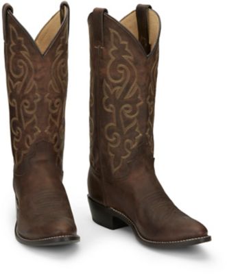 Image showing 6 th Justin Boot Classic Western Back Calf Boots
