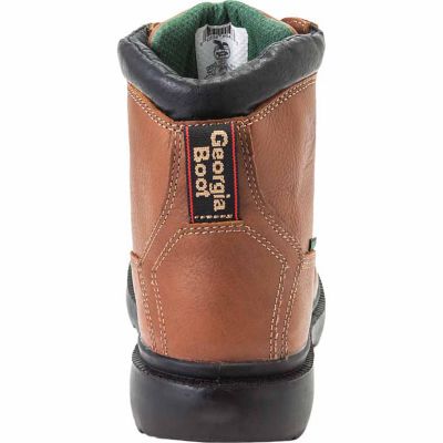 Image showing 1 th Georgia Boot Men's Farm and Ranch Comfort Core Round Toe Waterproof Boots, 6 in.