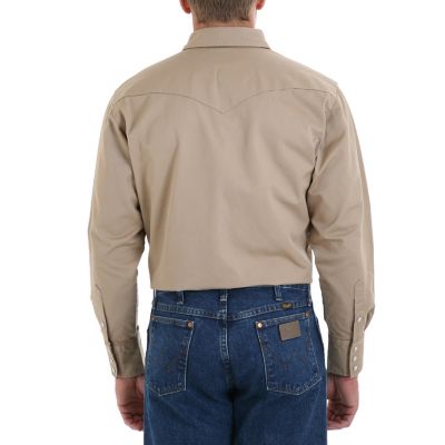 Image showing  Men's Cowboy Cut Western Firm Finish Work Shirt