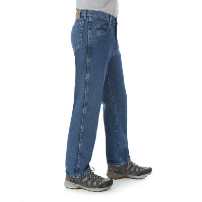 Image showing 2 th Wrangler Men's Relaxed Fit High-Rise Rugged Wear Jeans