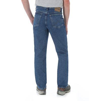 Image showing 1 th Wrangler Men's Relaxed Fit High-Rise Rugged Wear Jeans